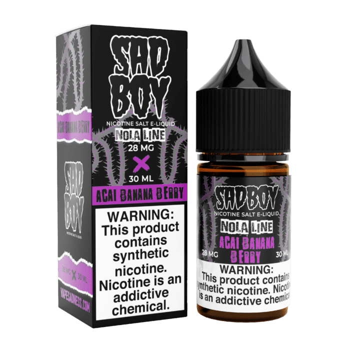 Buy Sad Boy | Acai Banana Berry Line | Ejuice | Eliquid | 30 mL at Cheap Wholesale Distributor Deal Prices from ejuiceresellers.com