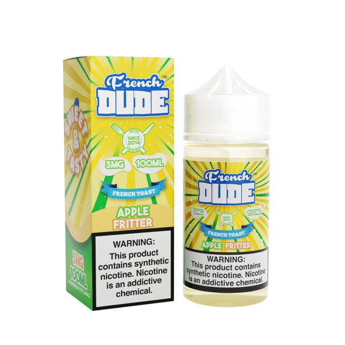 Buy French Dude | Apple Fritters | Ejuice | Eliquid | 100 mL at Cheap Wholesale Distributor Deal Prices from ejuiceresellers.com