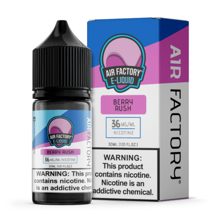Buy Air Factory | Berry Rush | Salts | Ejuice | Eliquid | 30 mL at Cheap Wholesale Distributor Deal Prices from ejuiceresellers.com