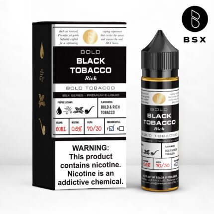Buy Glas | Black Tobacco BSX | Ejuice | Eliquid | 60 ml at Cheap Wholesale Distributor Deal Prices from ejuiceresellers.com