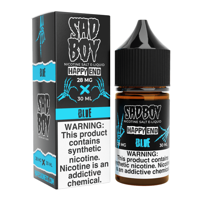 Buy Sad Boy | Blue Happy End Line | Ejuice | Eliquid | 30 mL at Cheap Wholesale Distributor Deal Prices from ejuiceresellers.com