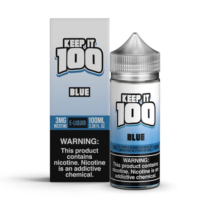 Buy Keep It 100 | Blue | Ejuice | Eliquid | 100 mL at Cheap Wholesale Distributor Deal Prices from ejuiceresellers.com
