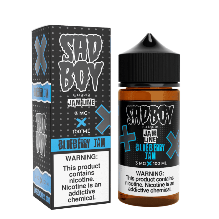 Buy Sad Boy | Blueberry Jam Line | Ejuice | Eliquid | 100 mL at Cheap Wholesale Distributor Deal Prices from ejuiceresellers.com