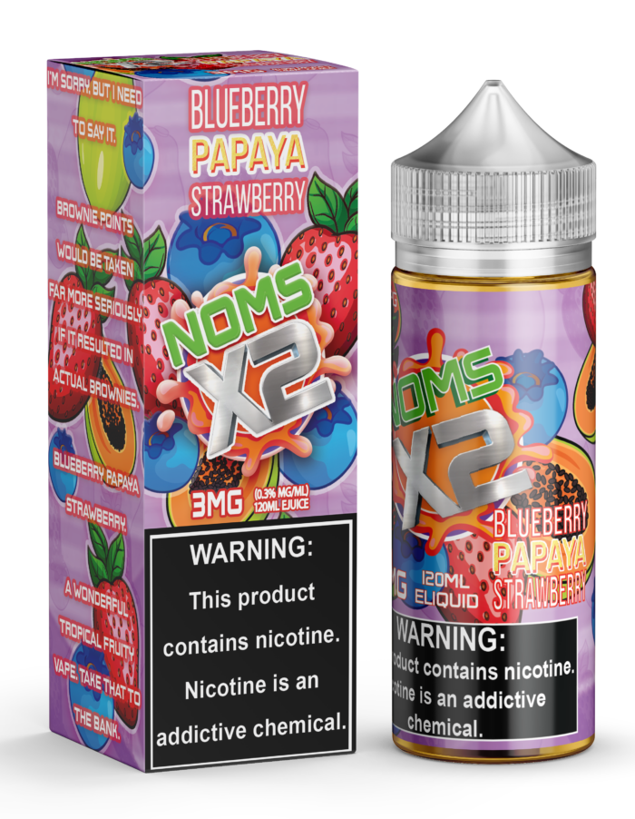 Buy Nomenon | Blueberry Papaya Strawberry Noms X2 | Ejuice | Eliquid | 120 ml E-Juice Resellers at Cheap Wholesale Distributor Deal Prices from ejuiceresellers.com