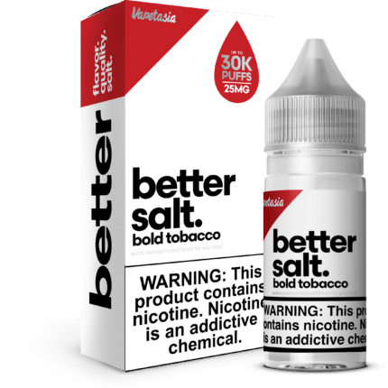 Buy better salt | Bold Tobacco | Ejuice | Eliquid | Salts | 120 mL at Cheap Wholesale Distributor Deal Prices from ejuiceresellers.com