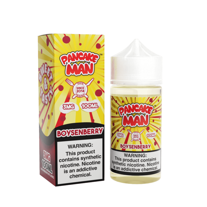 Buy Pancake Man | Boysenberry | Ejuice | Eliquid | 100 mL at Cheap Wholesale Distributor Deal Prices from ejuiceresellers.com