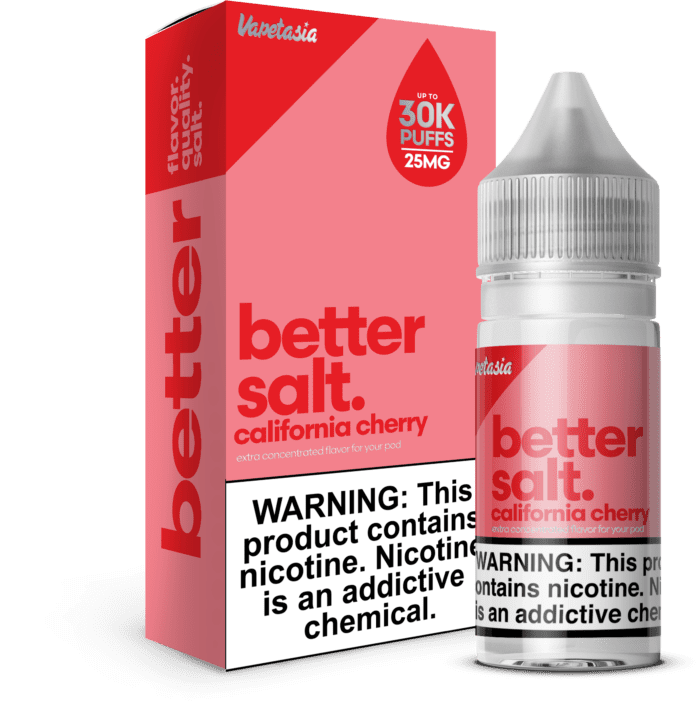 Buy better salt | California Cherry | Ejuice | Eliquid | Salts | 120 mL at Cheap Wholesale Distributor Deal Prices from ejuiceresellers.com