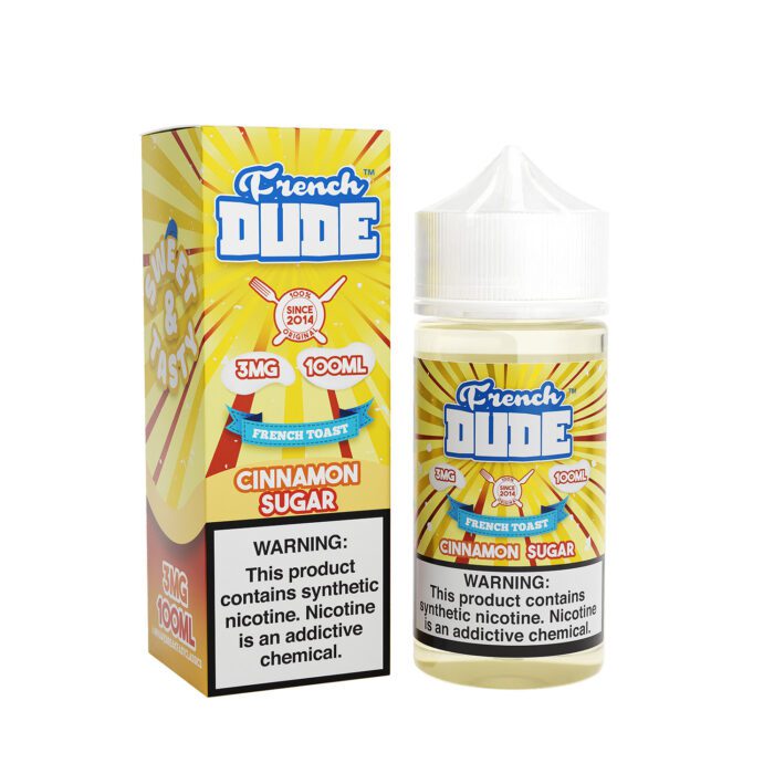 Buy French Dude | Cinnamon Sugar | Ejuice | Eliquid | 100 mL at Cheap Wholesale Distributor Deal Prices from ejuiceresellers.com