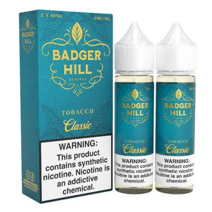 Buy Badger Hill | Classic | ELiquid 120ml | E-Juice | EjuiceResellers at Cheap Wholesale Distributor Deal Prices from ejuiceresellers.com