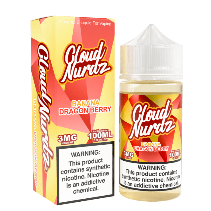 Buy Cloud Nurdz | Banana Dragon Berry | Ejuice | Eliquid | 100 ml E-Juice Resellers at Cheap Wholesale Distributor Deal Prices from ejuiceresellers.com