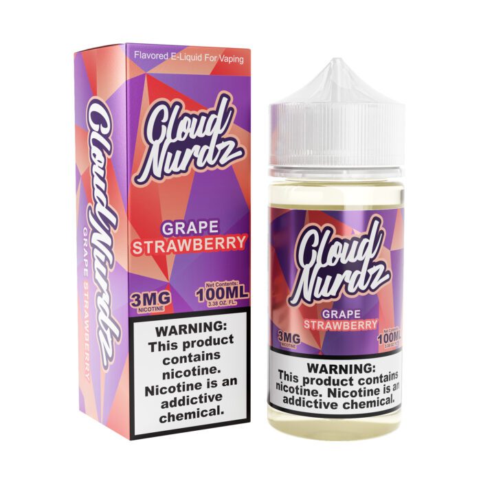 Buy Cloud Nurdz | Grape Strawberry | Ejuice | Eliquid | 100 ml E-Juice Resellers at Cheap Wholesale Distributor Deal Prices from ejuiceresellers.com