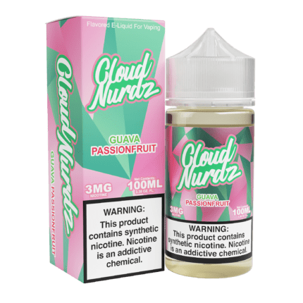 Buy Cloud Nurdz | Guava Passionfruit | Ejuice | Eliquid | 100 ml E-Juice Resellers at Cheap Wholesale Distributor Deal Prices from ejuiceresellers.com
