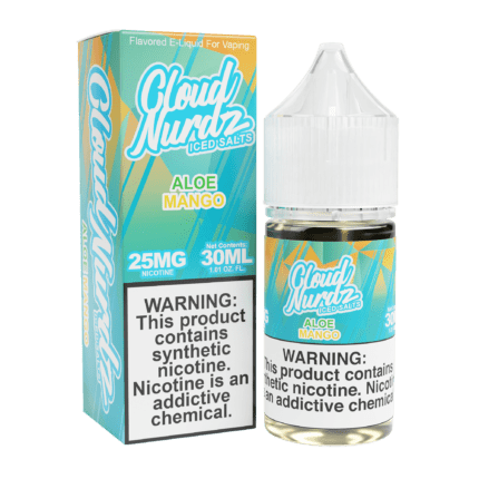 Buy Cloud Nurdz | Iced Aloe Mango | Ejuice | Eliquid | Salt | 30 ml E-Juice Resellers at Cheap Wholesale Distributor Deal Prices from ejuiceresellers.com