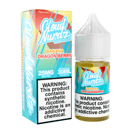 Buy Cloud Nurdz | Iced Banana Dragon Berry | Ejuice | Eliquid | Salt | 30 ml E-Juice Resellers at Cheap Wholesale Distributor Deal Prices from ejuiceresellers.com