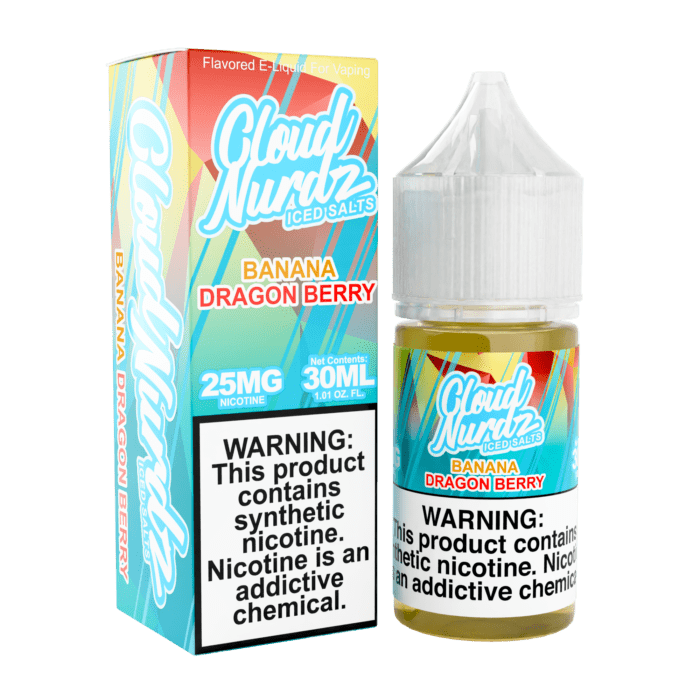 Buy Cloud Nurdz | Iced Banana Dragon Berry | Ejuice | Eliquid | Salt | 30 ml E-Juice Resellers at Cheap Wholesale Distributor Deal Prices from ejuiceresellers.com