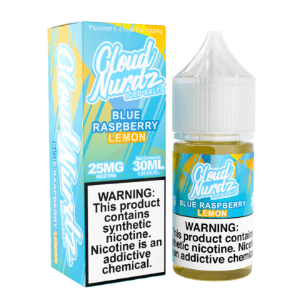 Buy Cloud Nurdz | Iced Blue Raspberry Lemon | Ejuice | Eliquid | Salt | 30 ml E-Juice Resellers at Cheap Wholesale Distributor Deal Prices from ejuiceresellers.com