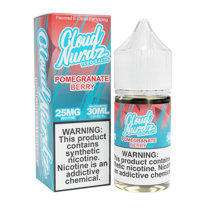 Buy Cloud Nurdz | Iced Pomegranate Berry | Ejuice | Eliquid | Salt | 30 ml E-Juice Resellers at Cheap Wholesale Distributor Deal Prices from ejuiceresellers.com