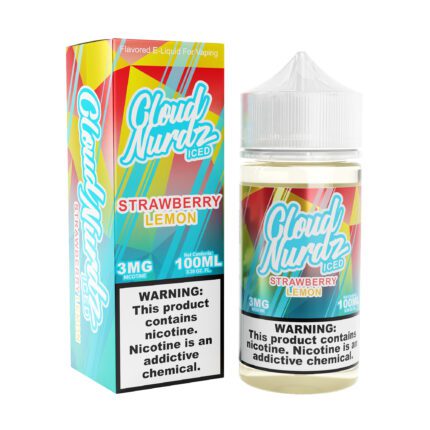 Buy Cloud Nurdz | Iced Strawberry Lemon | Ejuice | Eliquid | 100 ml E-Juice Resellers at Cheap Wholesale Distributor Deal Prices from ejuiceresellers.com