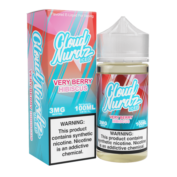 Buy Cloud Nurdz | Iced Verry Berry Hibuscus | Ejuice | Eliquid | 100 ml E-Juice Resellers at Cheap Wholesale Distributor Deal Prices from ejuiceresellers.com