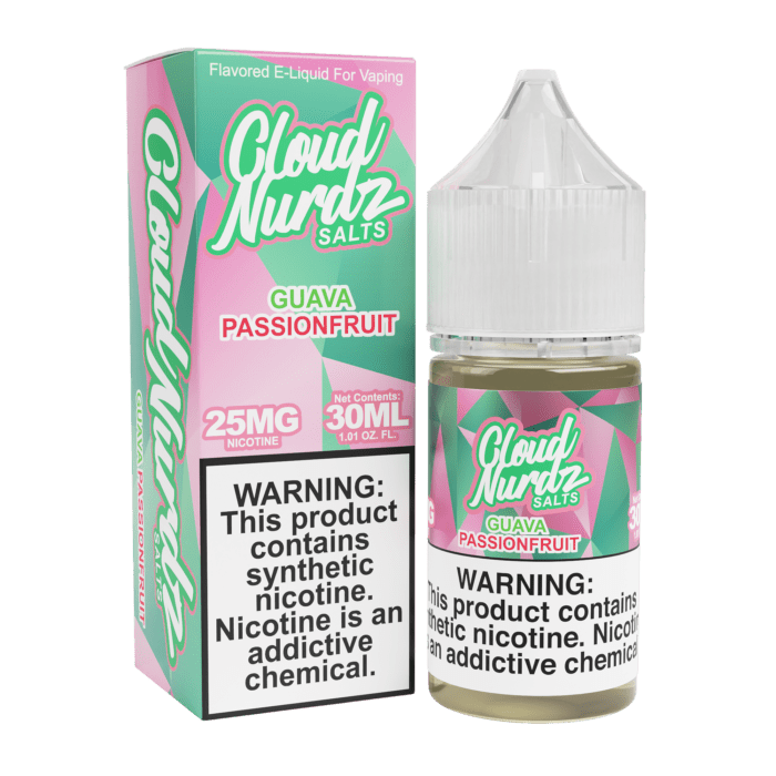 Buy Cloud Nurdz | Guava Passionfruit | Ejuice | Eliquid | Salt | 30 ml E-Juice Resellers at Cheap Wholesale Distributor Deal Prices from ejuiceresellers.com
