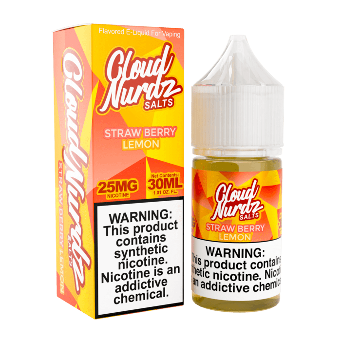 Buy Cloud Nurdz | Strawberry Lemon | Ejuice | Eliquid | Salt | 30 ml E-Juice Resellers at Cheap Wholesale Distributor Deal Prices from ejuiceresellers.com