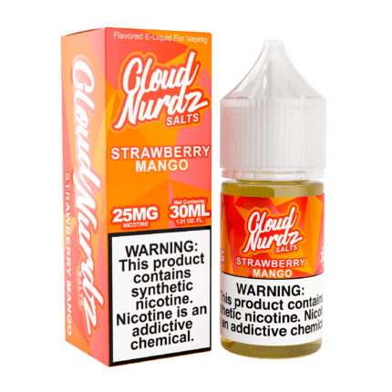 Buy Cloud Nurdz | Strawberry Mango | Ejuice | Eliquid | Salt | 30 ml E-Juice Resellers at Cheap Wholesale Distributor Deal Prices from ejuiceresellers.com