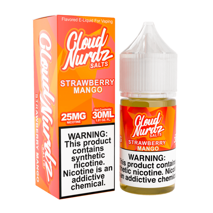 Buy Cloud Nurdz | Strawberry Mango | Ejuice | Eliquid | Salt | 30 ml E-Juice Resellers at Cheap Wholesale Distributor Deal Prices from ejuiceresellers.com