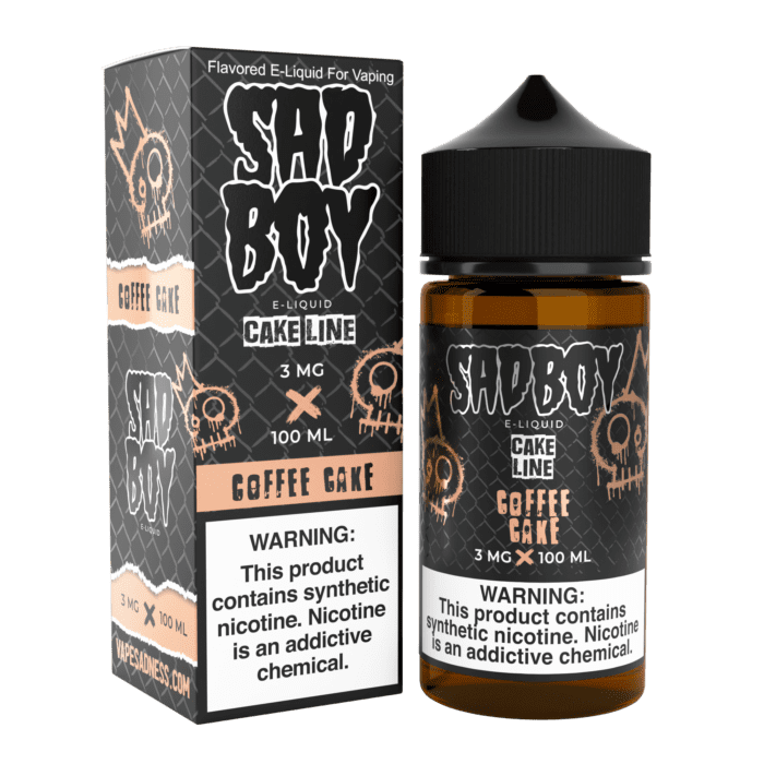 Buy Sad Boy | Coffee Cake Line | Ejuice | Eliquid | 100 mL at Cheap Wholesale Distributor Deal Prices from ejuiceresellers.com