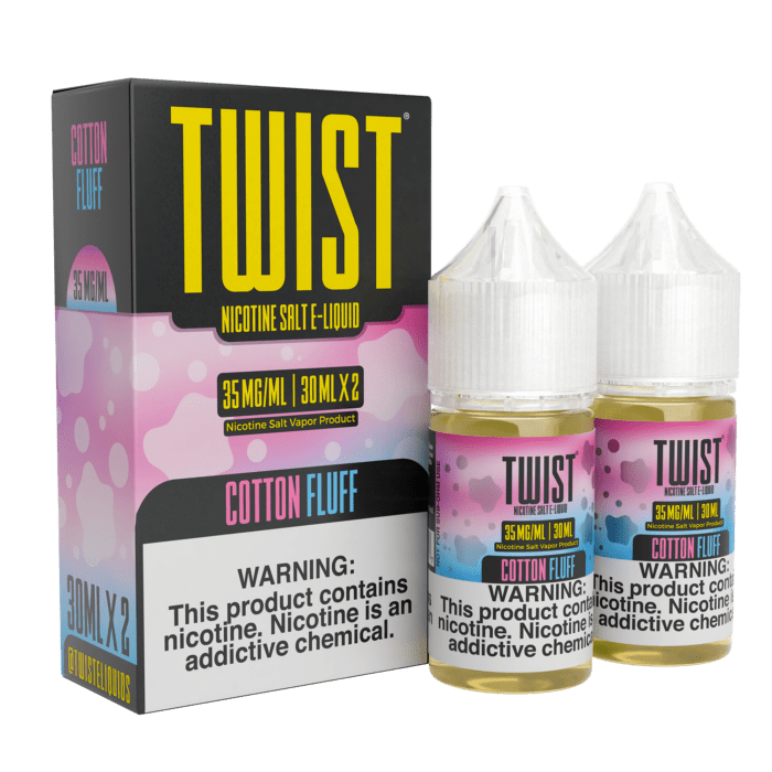 Buy Twist | Cotton Fluff | Ejuice | Eliquid | Salts | 30ml | 60ml at Cheap Wholesale Distributor Deal Prices from ejuiceresellers.com