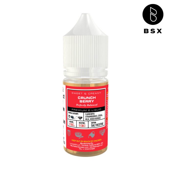 Buy Glas | Crunch Berry BSX | Ejuice | Eliquid | Salt |30 ml at Cheap Wholesale Distributor Deal Prices from ejuiceresellers.com