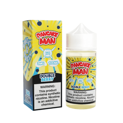 Buy Pancake Man | Double Berry | Ejuice | Eliquid | 100 mL at Cheap Wholesale Distributor Deal Prices from ejuiceresellers.com