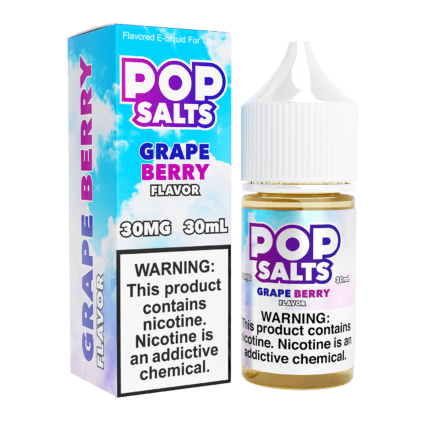 Buy Pop Salts | Grape Berry | Salts | Ejuice | Eliquid | 30 mL at Cheap Wholesale Distributor Deal Prices from ejuiceresellers.com