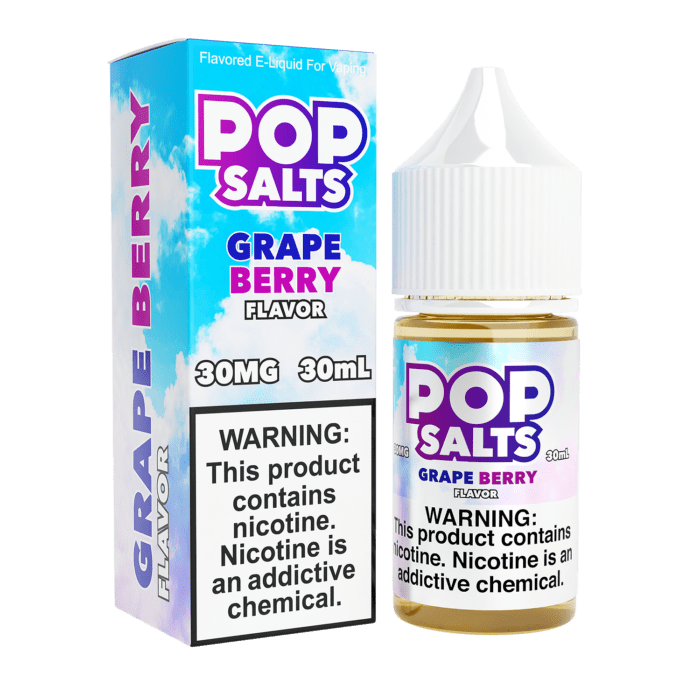 Buy Pop Salts | Grape Berry | Salts | Ejuice | Eliquid | 30 mL at Cheap Wholesale Distributor Deal Prices from ejuiceresellers.com