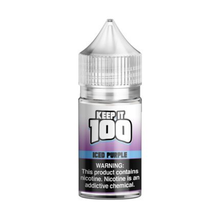 Buy Keep it 100 | Iced Purple | Ejuice | Eliquid | Salt |30 ml at Cheap Wholesale Distributor Deal Prices from ejuiceresellers.com