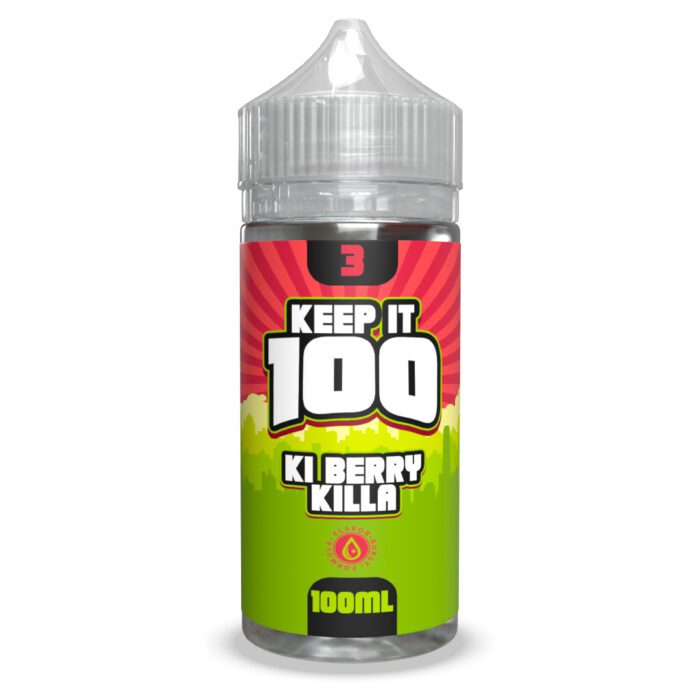Buy Keep it 100 | Kiberry Killa Nixodine | Ejuice | Eliquid | Salt | 100 ml at Cheap Wholesale Distributor Deal Prices from ejuiceresellers.com