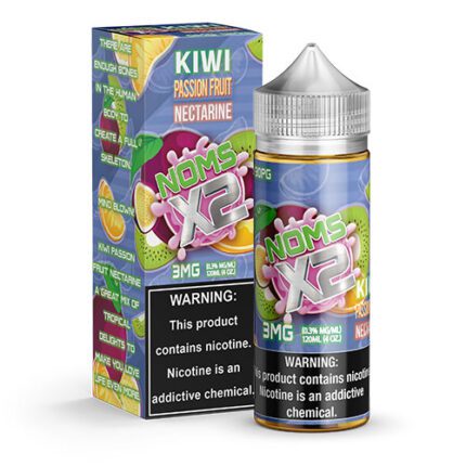 Buy Nomenon | Kiwi Passionfruit Nectarine Noms X2 | Ejuice | Eliquid | 120 ml E-Juice Resellers at Cheap Wholesale Distributor Deal Prices from ejuiceresellers.com