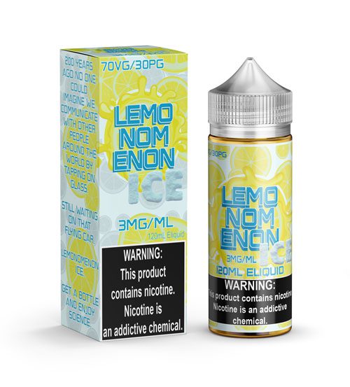 Buy Nomenon | Lemonomenon Ice | Ejuice | Eliquid | 120 ml E-Juice Resellers at Cheap Wholesale Distributor Deal Prices from ejuiceresellers.com