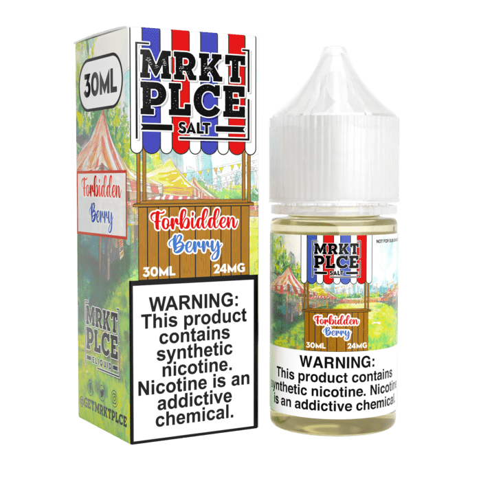 Buy MRKT PLCE | Forbidden Berry | Ejuice | Eliquid | Salt | 30 ml E-Juice Resellers at Cheap Wholesale Distributor Deal Prices from ejuiceresellers.com