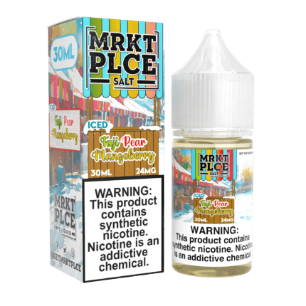 Buy MRKT PLCE | Iced Fuji Pear Mangoberry | Ejuice | Eliquid | Salt | 30 ml E-Juice Resellers at Cheap Wholesale Distributor Deal Prices from ejuiceresellers.com