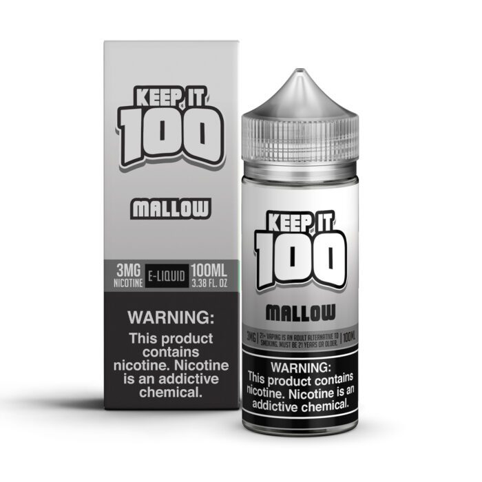 Buy Keep It 100 | Mallow | Ejuice | Eliquid | 100 mL at Cheap Wholesale Distributor Deal Prices from ejuiceresellers.com