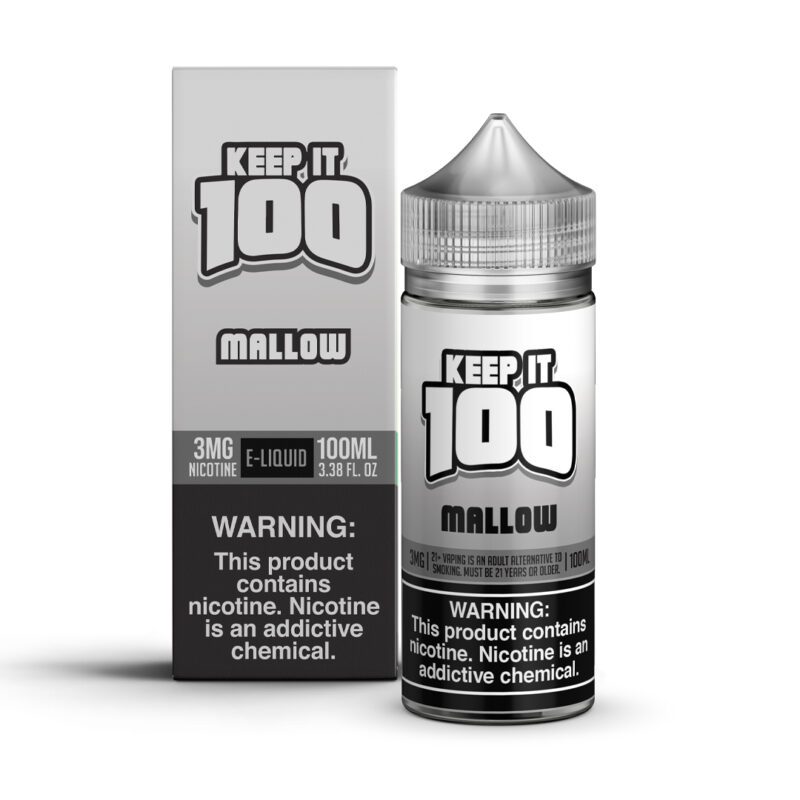 Buy Keep It 100 | Mallow | Ejuice | Eliquid | 100 mL at Cheap Wholesale Distributor Deal Prices from ejuiceresellers.com