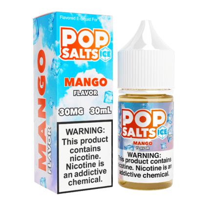 Buy Pop Salts | Mango Ice | Salts | Ejuice | Eliquid | 30 mL at Cheap Wholesale Distributor Deal Prices from ejuiceresellers.com