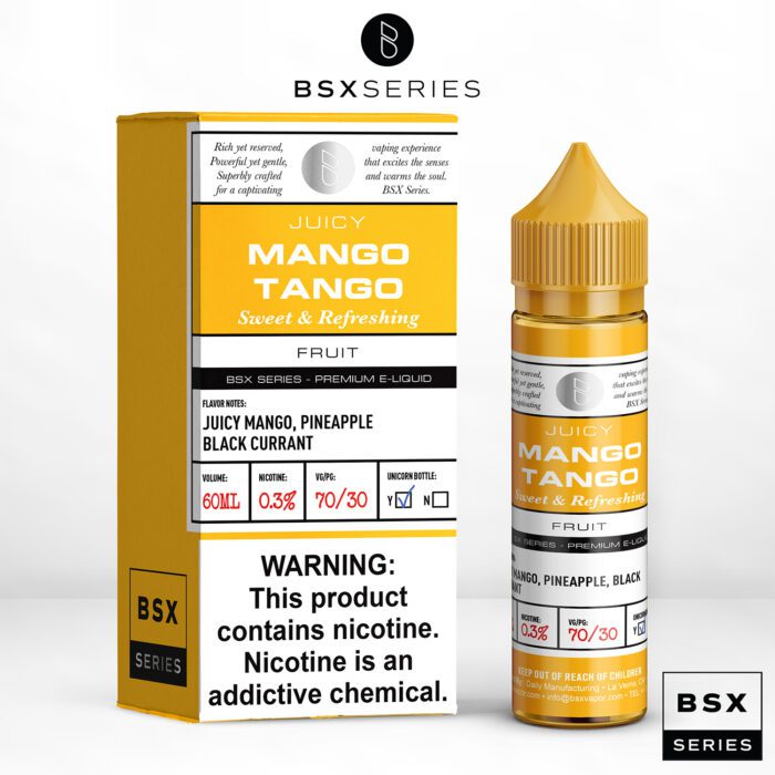 Buy Glas | Mango Tango BSX | Ejuice | Eliquid | 60 ml at Cheap Wholesale Distributor Deal Prices from ejuiceresellers.com