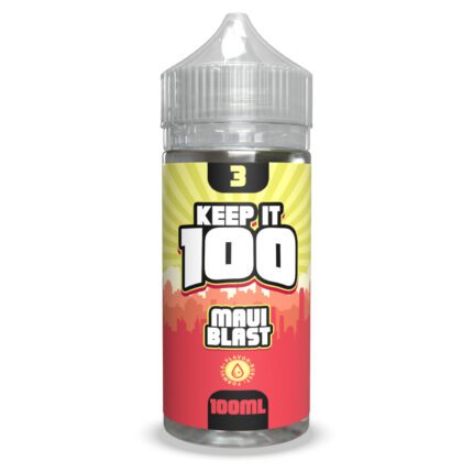 Buy Keep it 100 | Maui Blast Nixodine | Ejuice | Eliquid | Salt | 100 ml at Cheap Wholesale Distributor Deal Prices from ejuiceresellers.com