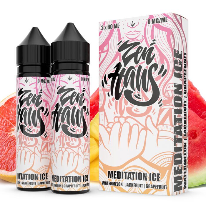 Buy Zen Haus | Meditation Ice | Watermelon Jackfruit Grapefruit | Ejuice | Eliquid | 120 mL at Cheap Wholesale Distributor Deal Prices from ejuiceresellers.com