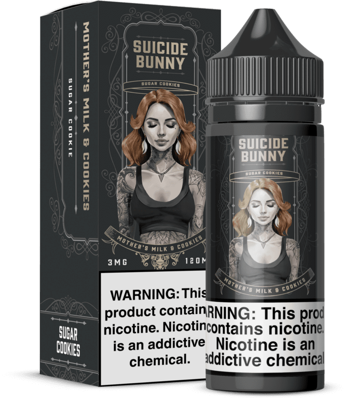 Buy Suicide Bunny | Mother's Milk & Cookies | Ejuice | Eliquid | Salt | 120 ml at Cheap Wholesale Distributor Deal Prices from ejuiceresellers.com