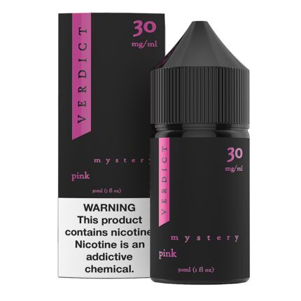 Buy Verdict | Mystery | Pink | Salts | Ejuice | Eliquid | 30 mL at Cheap Wholesale Distributor Deal Prices from ejuiceresellers.com