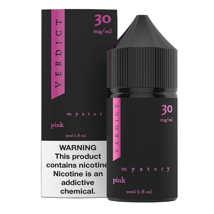 Buy Verdict | Mystery | Pink | Salts | Ejuice | Eliquid | 30 mL at Cheap Wholesale Distributor Deal Prices from ejuiceresellers.com