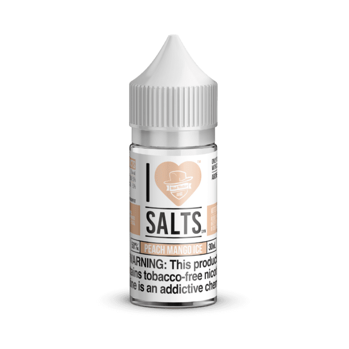Buy I Love Salts | Peach Mango Ice | Ejuice | Eliquid | 30 mL at Cheap Wholesale Distributor Deal Prices from ejuiceresellers.com