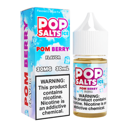 Buy Pop Salts | Pom Berry Ice | Salts | Ejuice | Eliquid | 30 mL at Cheap Wholesale Distributor Deal Prices from ejuiceresellers.com